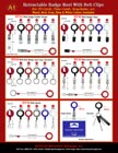 Retractable ID Holder Straps, ID Holders, ID Reels, ID Badge Clips, Key Rings, ID Badge Hooks with Belt ClipsRetractable ID Holder Straps, ID Holders, ID Reels, ID Badge Clips, Key Rings, ID Badge Hooks with Belt Clips