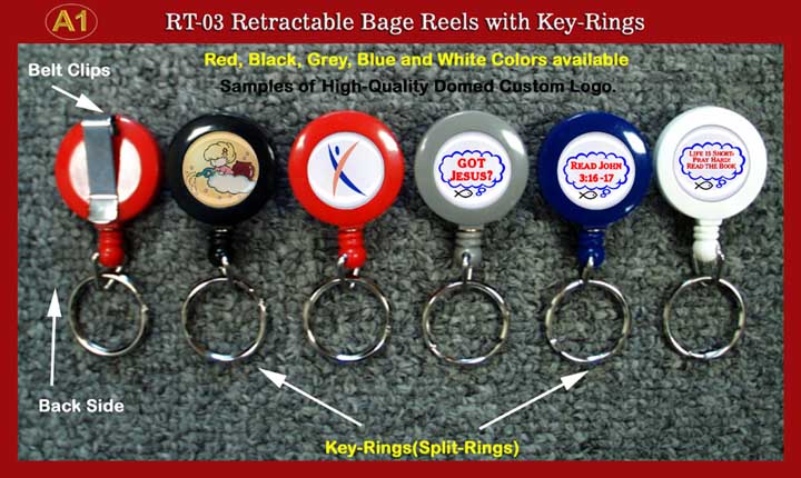 Custom Logo Retractable Key Rings