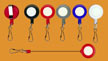 Retractable badge reels or retractable come with spring hooks to hook up any small items with retractable function.
