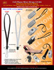 Non-Detachable Cell Phone, Flash Light, Tool and ID Badge Holder Strap and Lanyards With Small Rings For Extra Function.