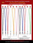 School, College & University Lanyards - Low Cost Plain and Blank Lanyard Supplies.