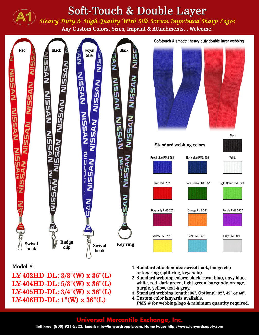Comfort To Wear and Soft-Touch Custom Lanyards With Sharp Imaged Printed