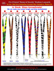 Novelty and Funny Lanyards For ID Name Badge Holders, Fundraising and Promotional Giveaway Gifts.