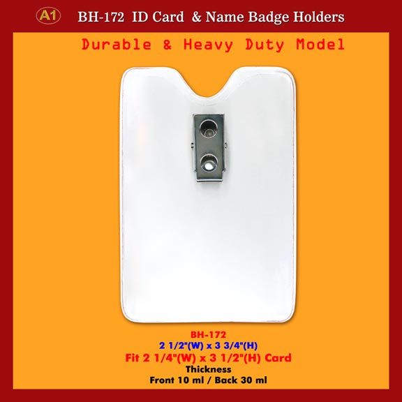 Durable and Heavy Duty ID Badge Holder, Name Badges Supply