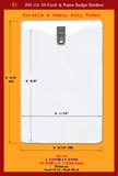BH-174, 3 3/16"(W) x 4 3/4"(H), Fit 3"(W)x4 1/2"(H) Card, Thickness, Front 10 ml / Back 30 ml