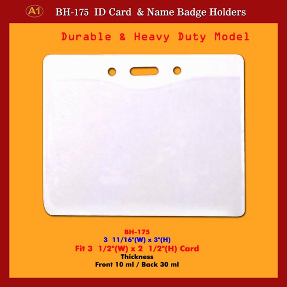 Durable and Heavy Duty Credit Card Size Photo ID Card Holders Supplies