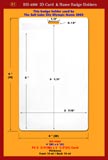 BH-4060, 4"(W) x 6"(H), Fit 3 3/4"(W)x5 1/2"(H) Card, Thickness, Front 10 ml / Back 10 ml